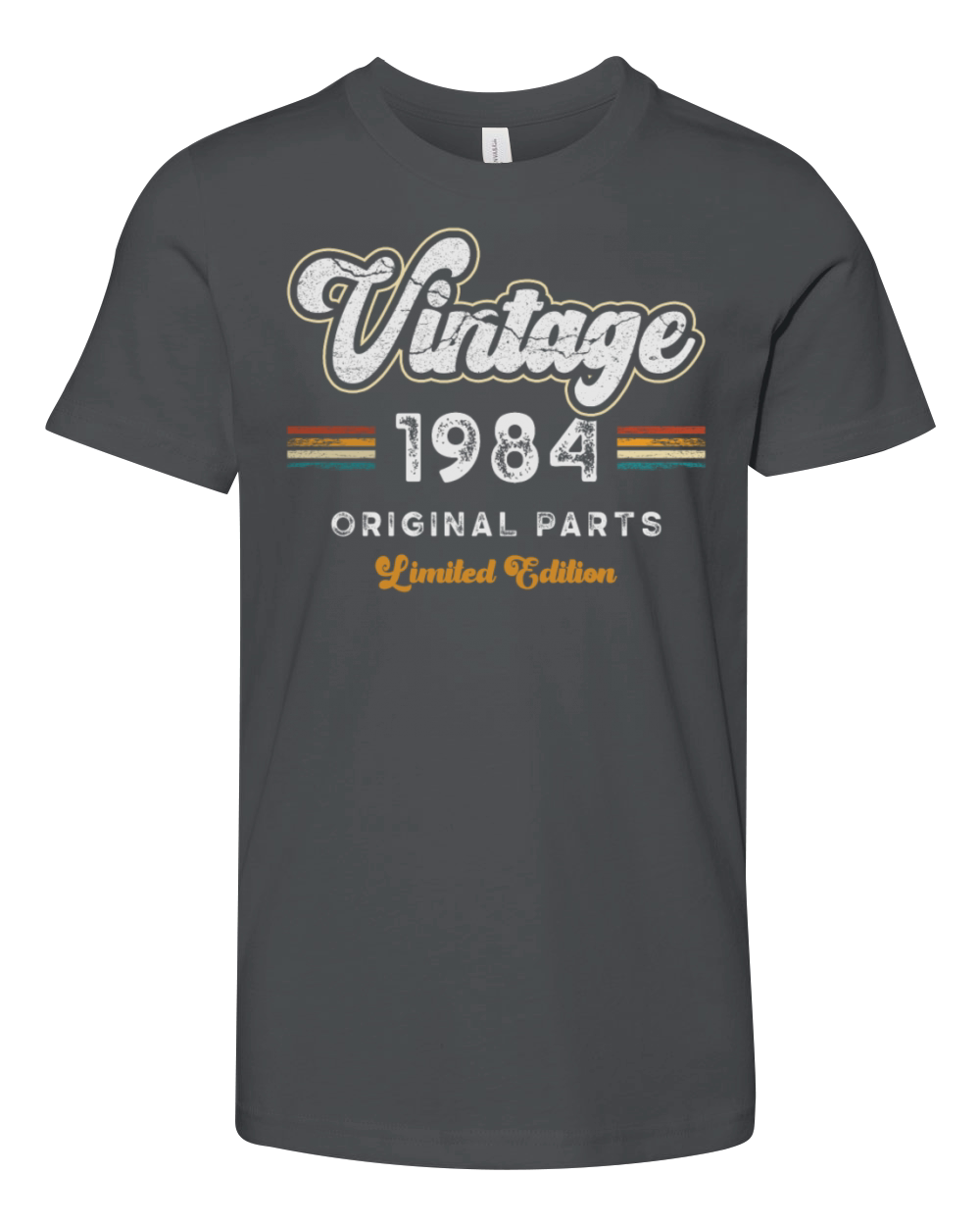 Vintage 1984 Birthday Retro Youth Unisex Jersey Tee