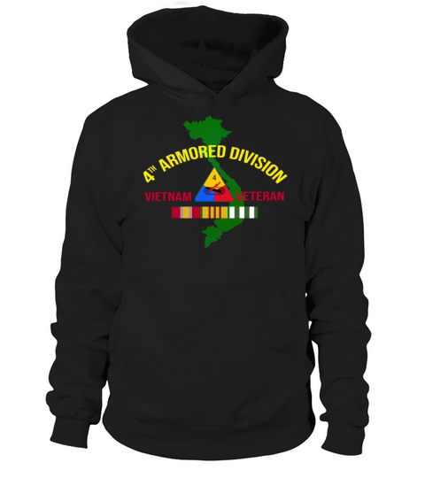4th armored division Vietnam Veteran Hoodie Unisex