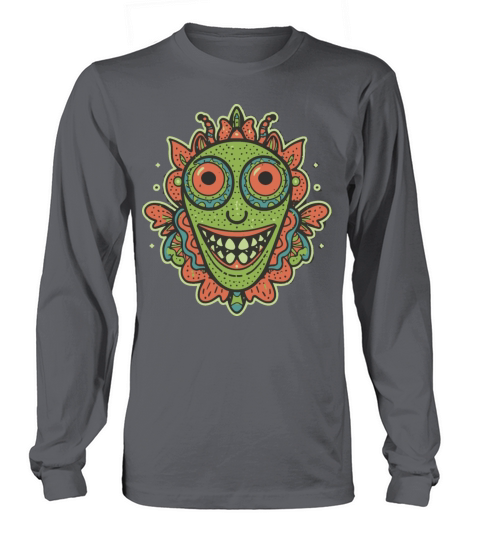 watermelon alien vintage Long sleeved Unisex