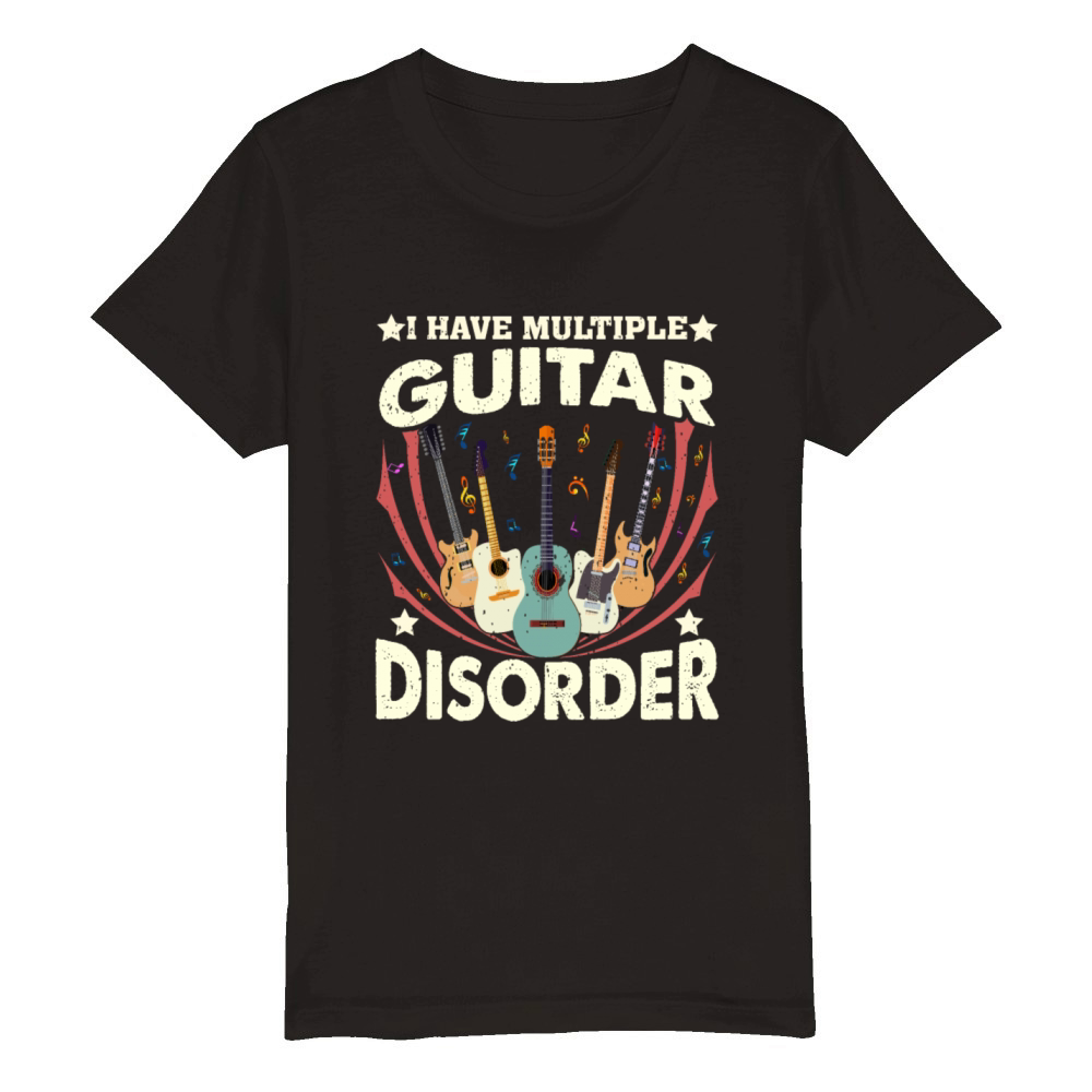 Guitars guitarists gift T-Shirt for man women Organic Kids Crewneck T-shirt