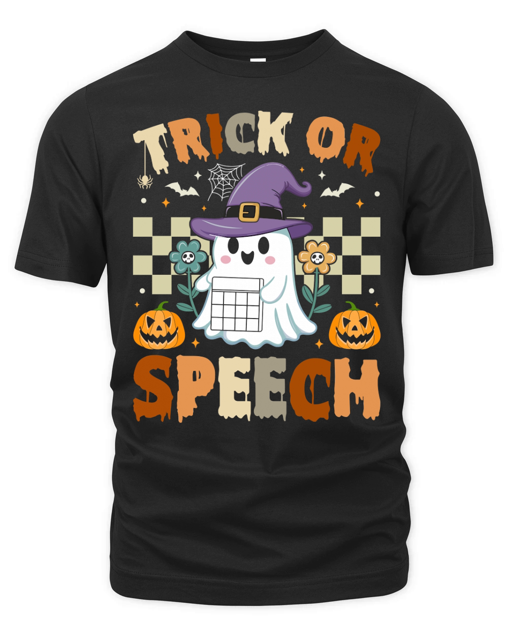 259. trick or speech happy halloween Organic Unisex T-shirt