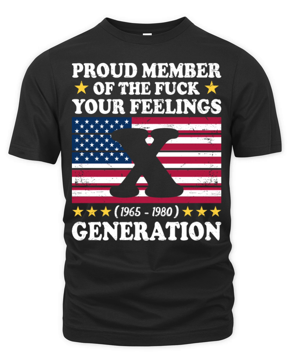 Vintage Funny Generation Gen X Organic Unisex T-shirt