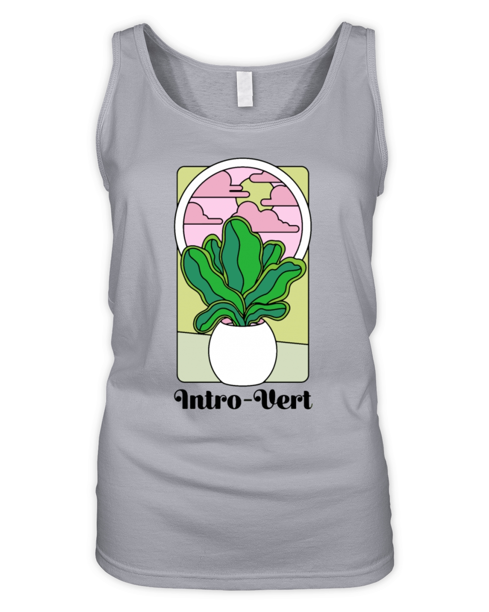 introvert floral gardener Organic Women's Tank Top