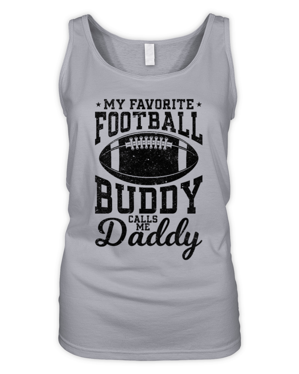My Favorite Football Buddy calls me Daddy Football Organic Women's Tank Top