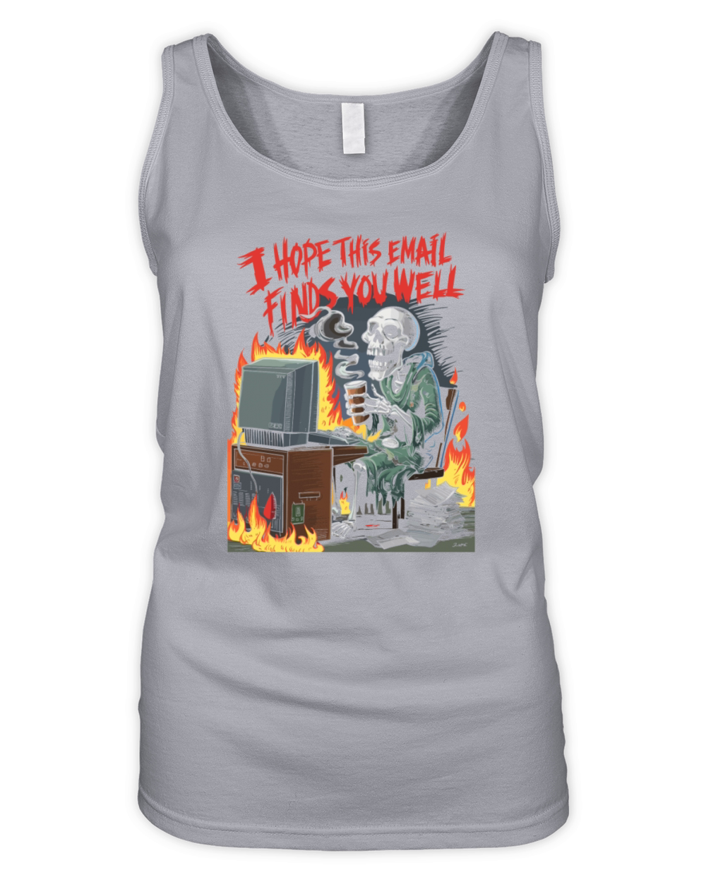 You Got Mail - Classic Vintage Design Organic Women's Tank Top