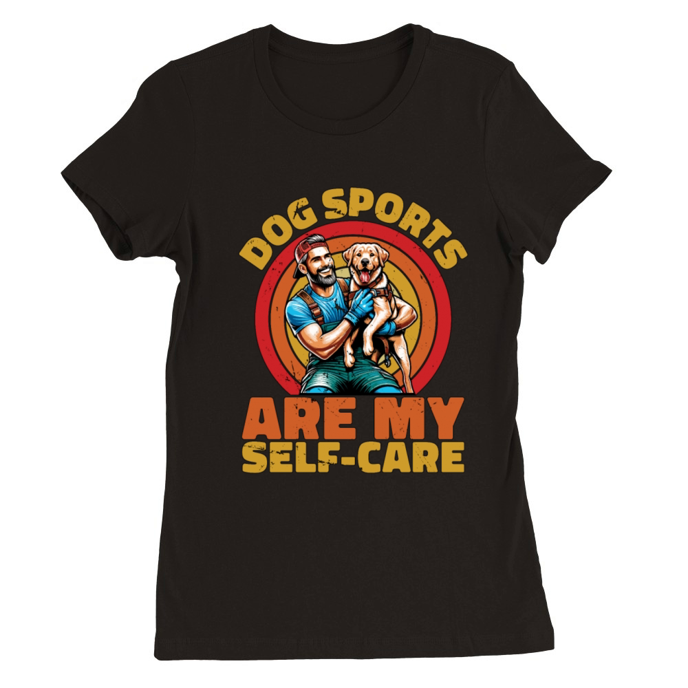 Dog Agility Training Dog Sports Are Animal Lover Premium Womens Crewneck T-shirt