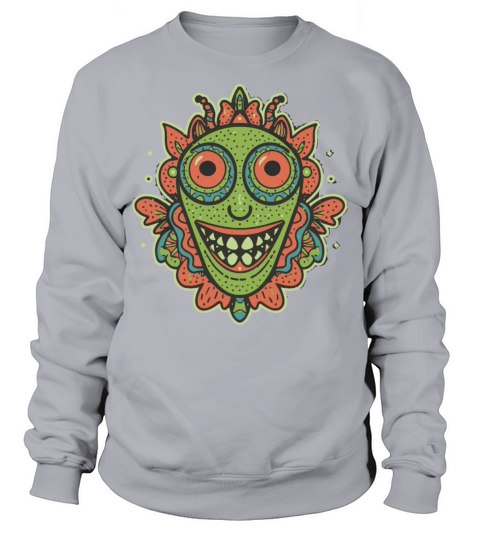 watermelon alien vintage Sweatshirt Unisex