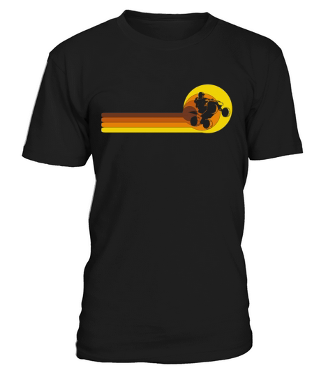 ATV Quad bike Offroad Vehicles 70s Years Vintage T-Shirt Unisex