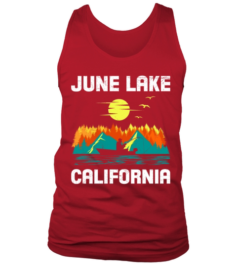 JUNE LAKE CALIFORNIA Fan Vintage Nevada June Tank Top Unisex