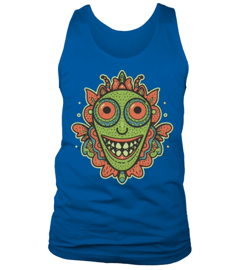 watermelon alien vintage Tank Top Unisex