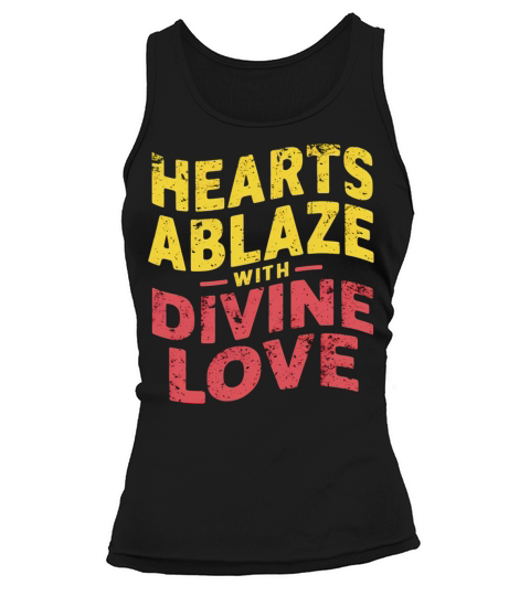 HEARTS ABLAZE WITH DIVINE LOVE Tank top Woman