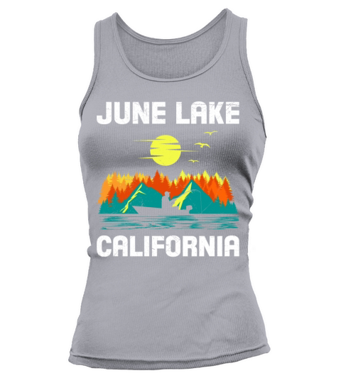 JUNE LAKE CALIFORNIA Fan Vintage Nevada June Tank top Woman