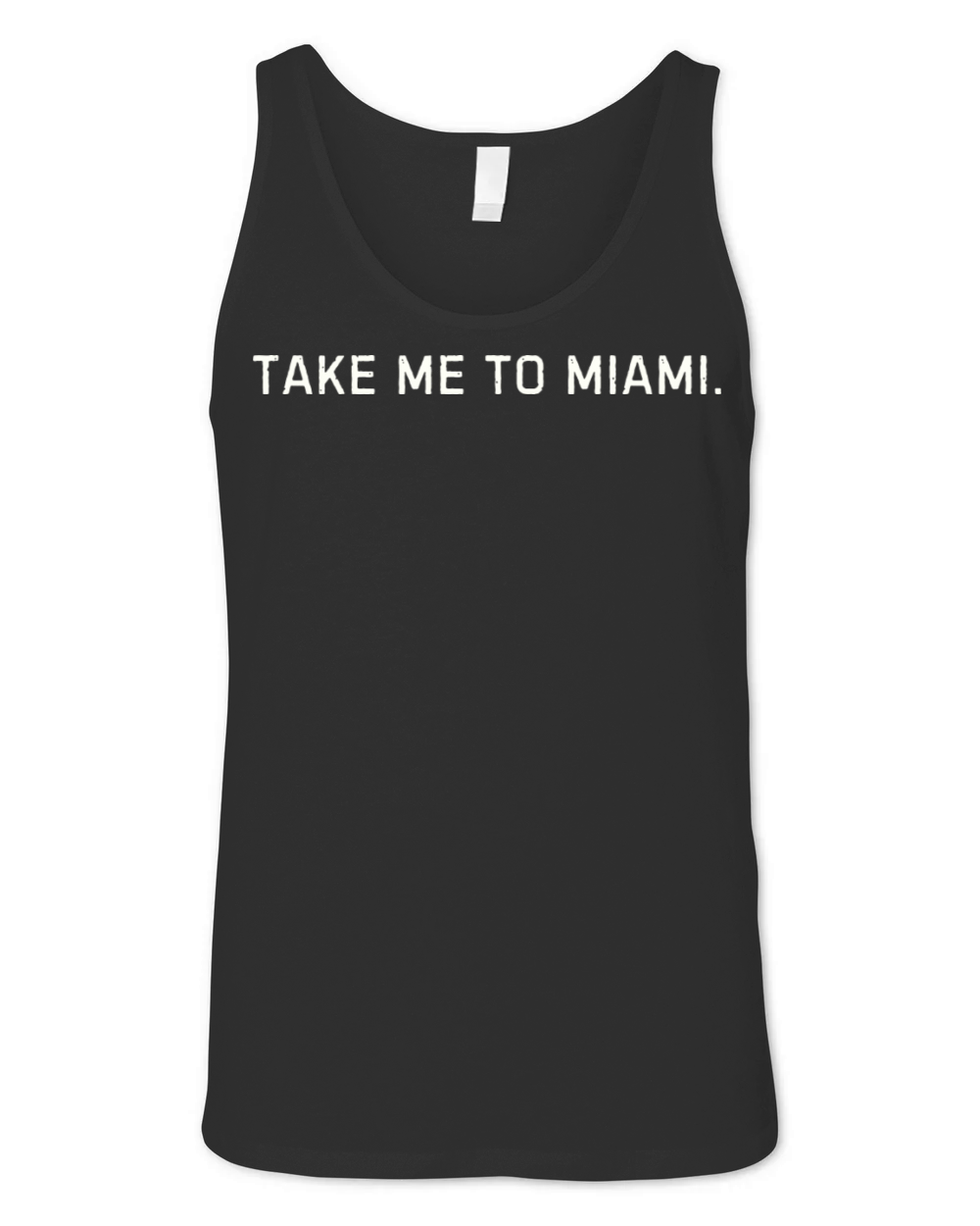 Fun Take Me to Miami Graphic Unisex Jersey Tank