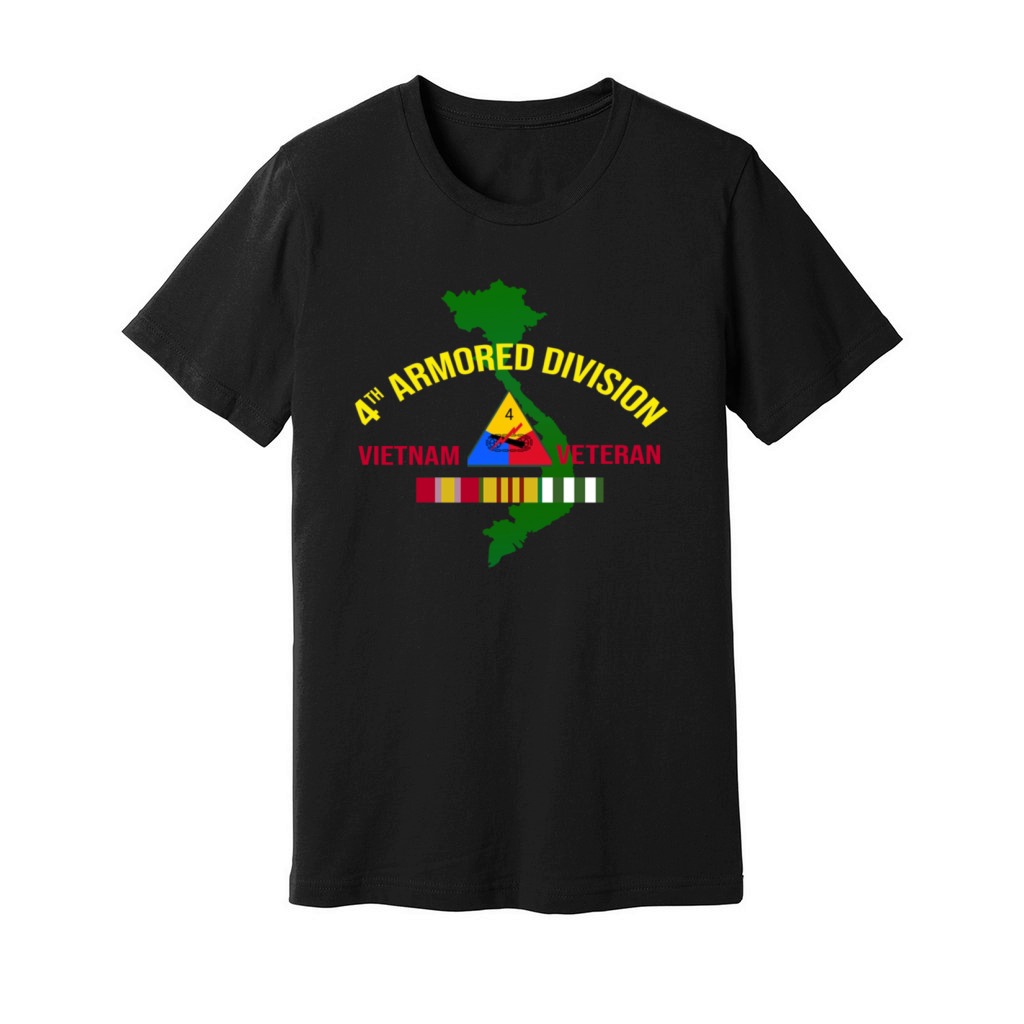 4th armored division Vietnam Veteran Unisex Jersey Tee