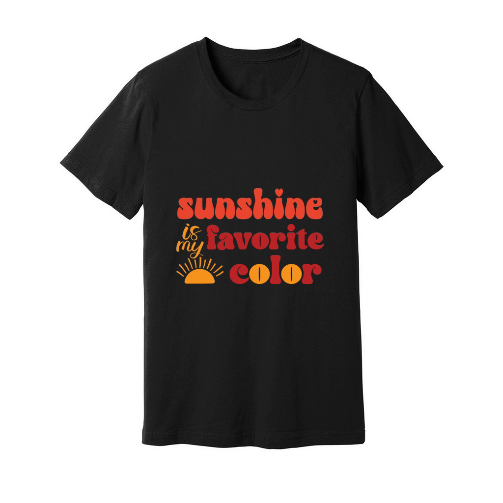 Sunshine is my favorite color Unisex Jersey Tee