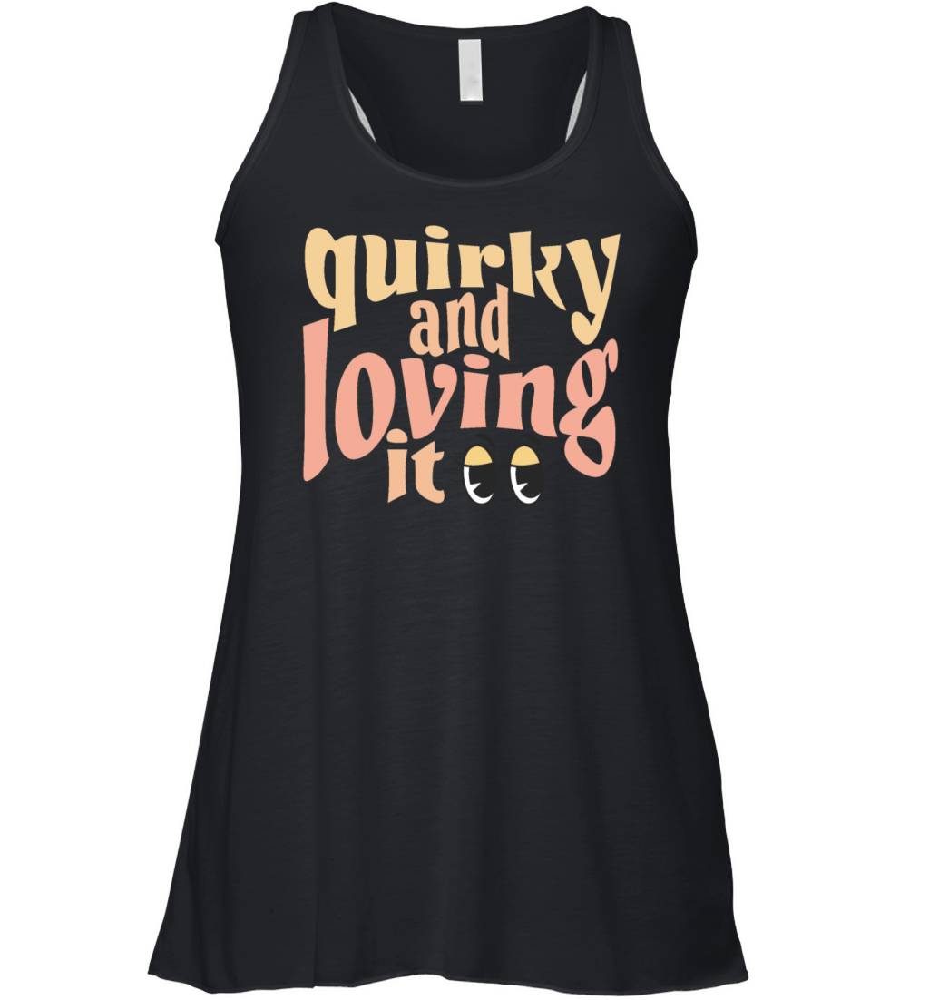 Quirky and loving it in yellow Women's Flowy Tank Top
