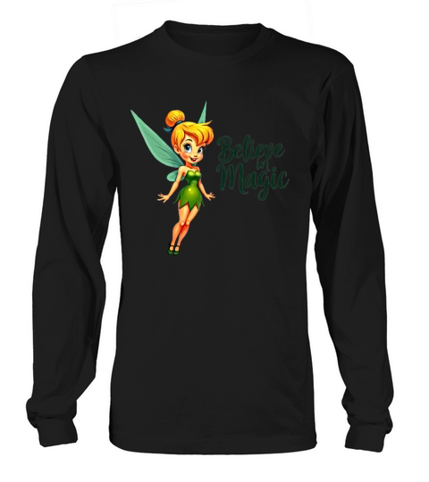 Cute fairy with inspirational quote Long sleeved Unisex
