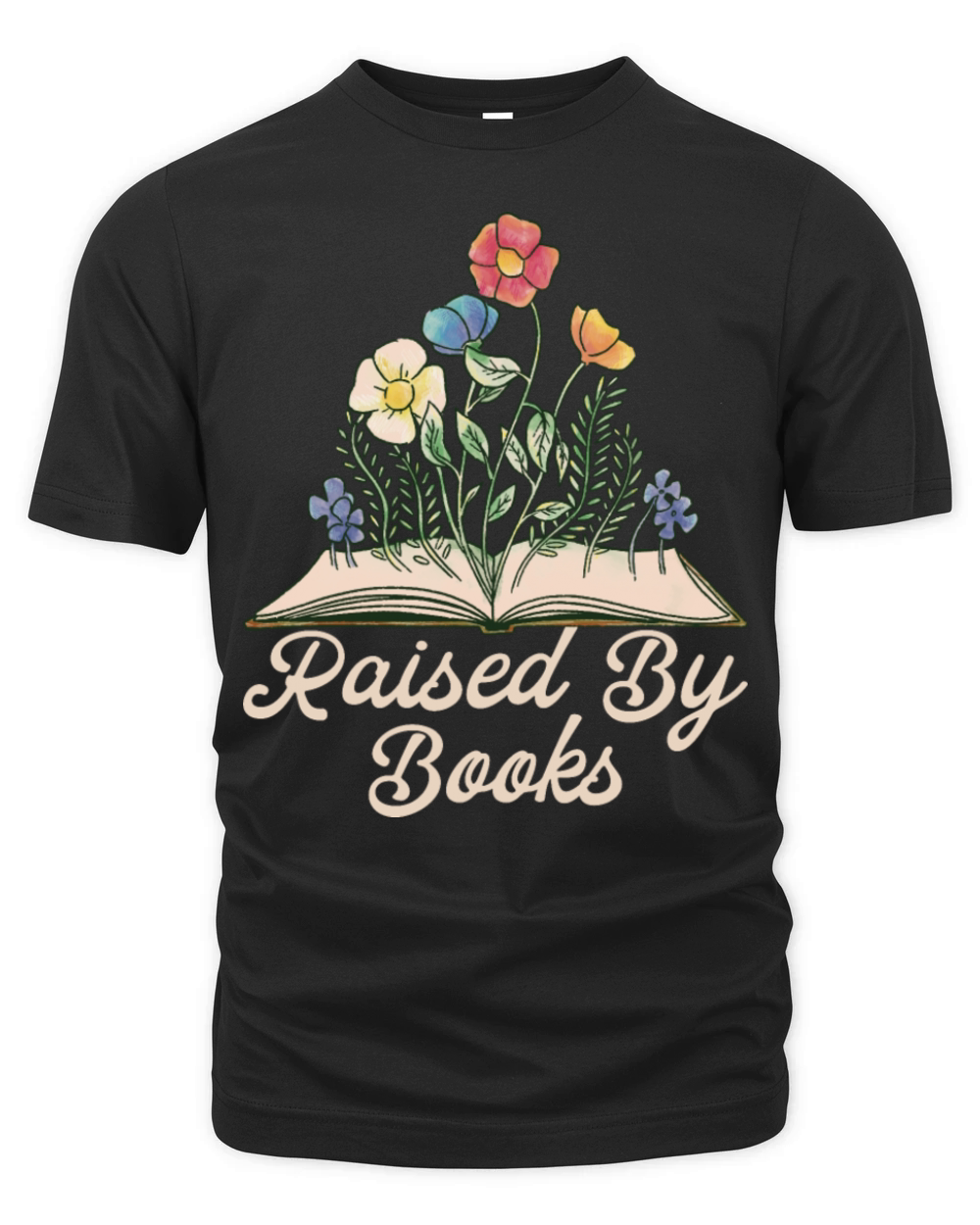 Raised By Books Bookworm Reading Organic Unisex T-shirt