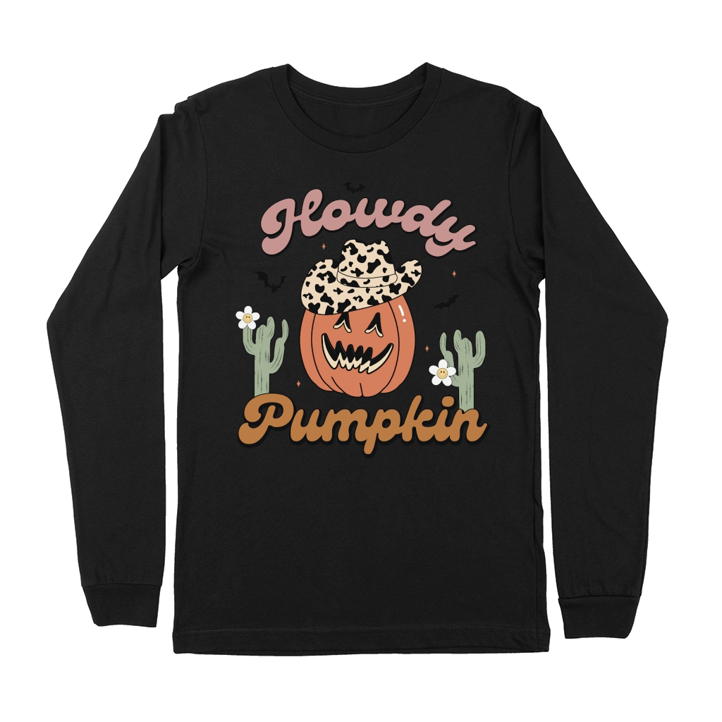 Howdy pumpkin Premium Long Sleeve