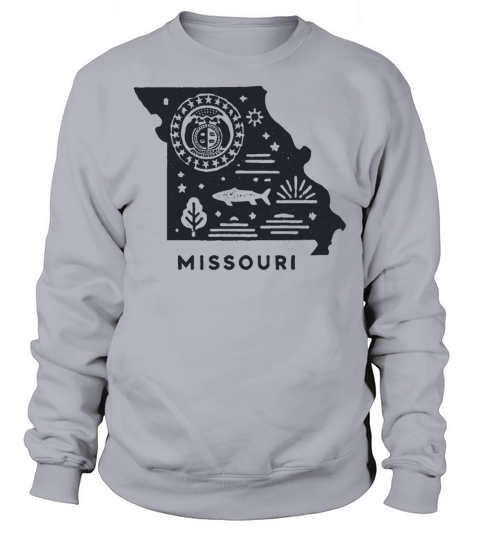 Vintage Missouri State Design Sweatshirt Unisex