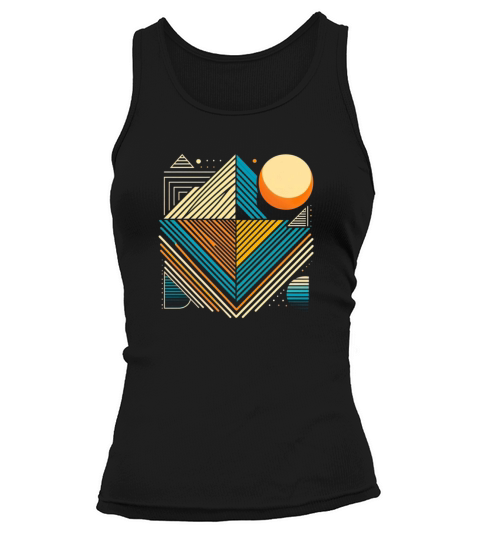 Colorful Geometric Patterns Vintage Vibes Tank top Woman