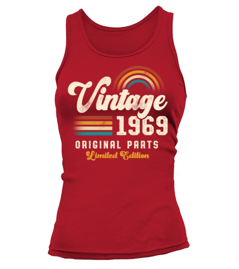Vintage 1969 Birthday Retro Tank top Woman