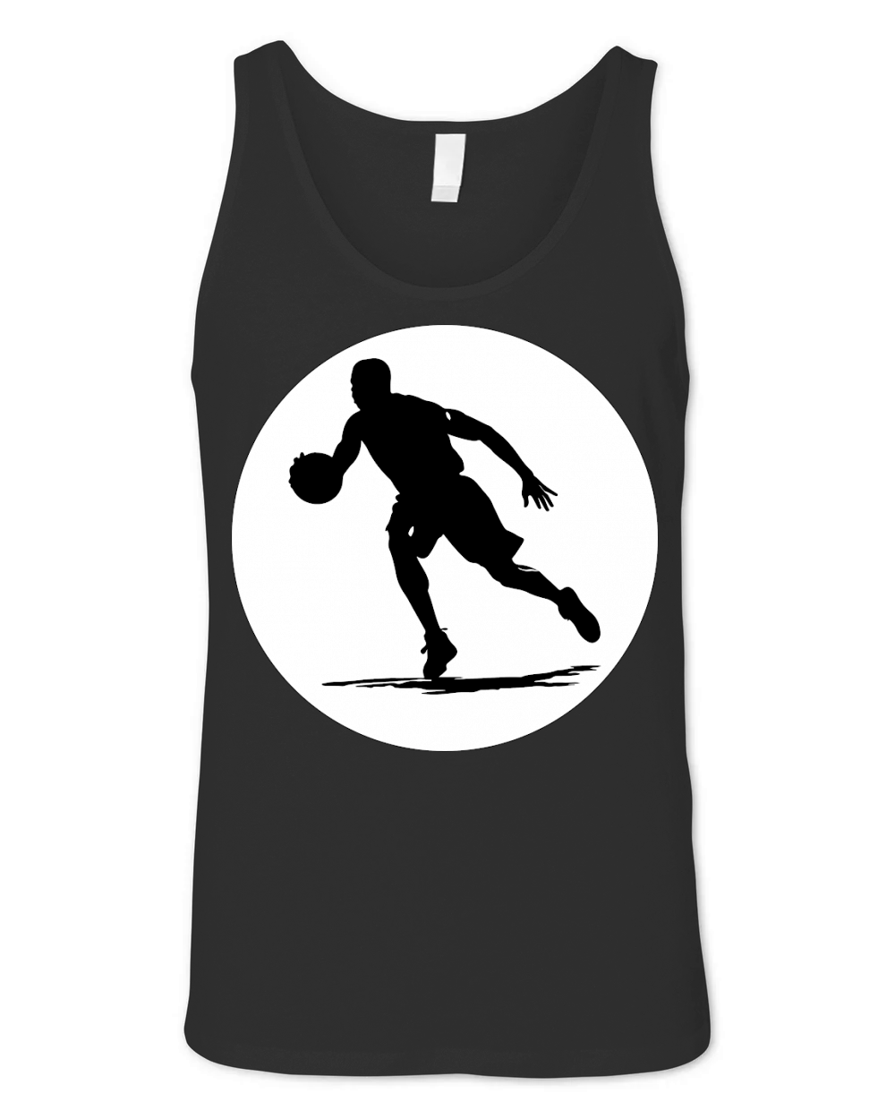 Basketball Player Silhouette (6) Unisex Jersey Tank