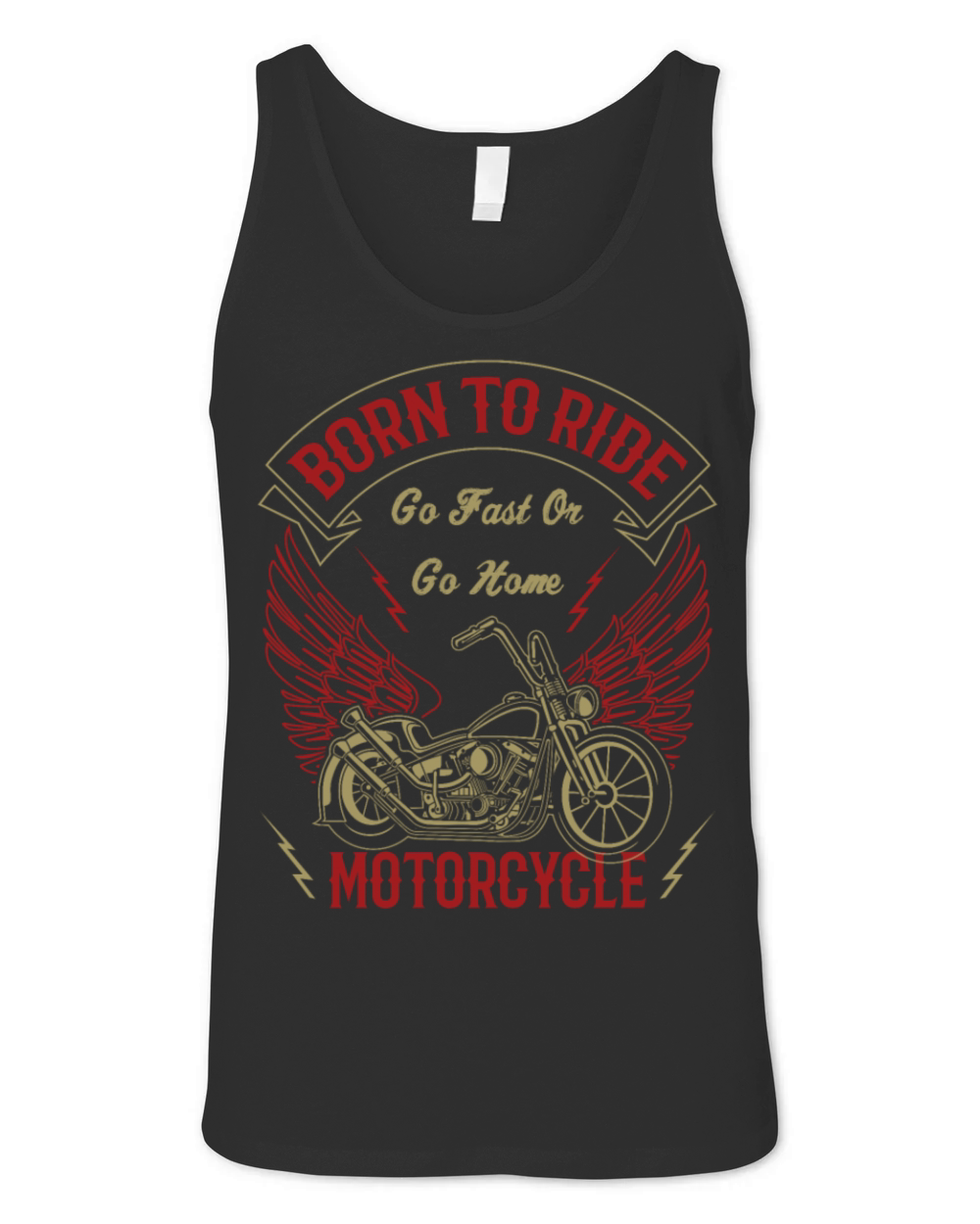 Motorcycle vintage motorcycling Unisex Jersey Tank