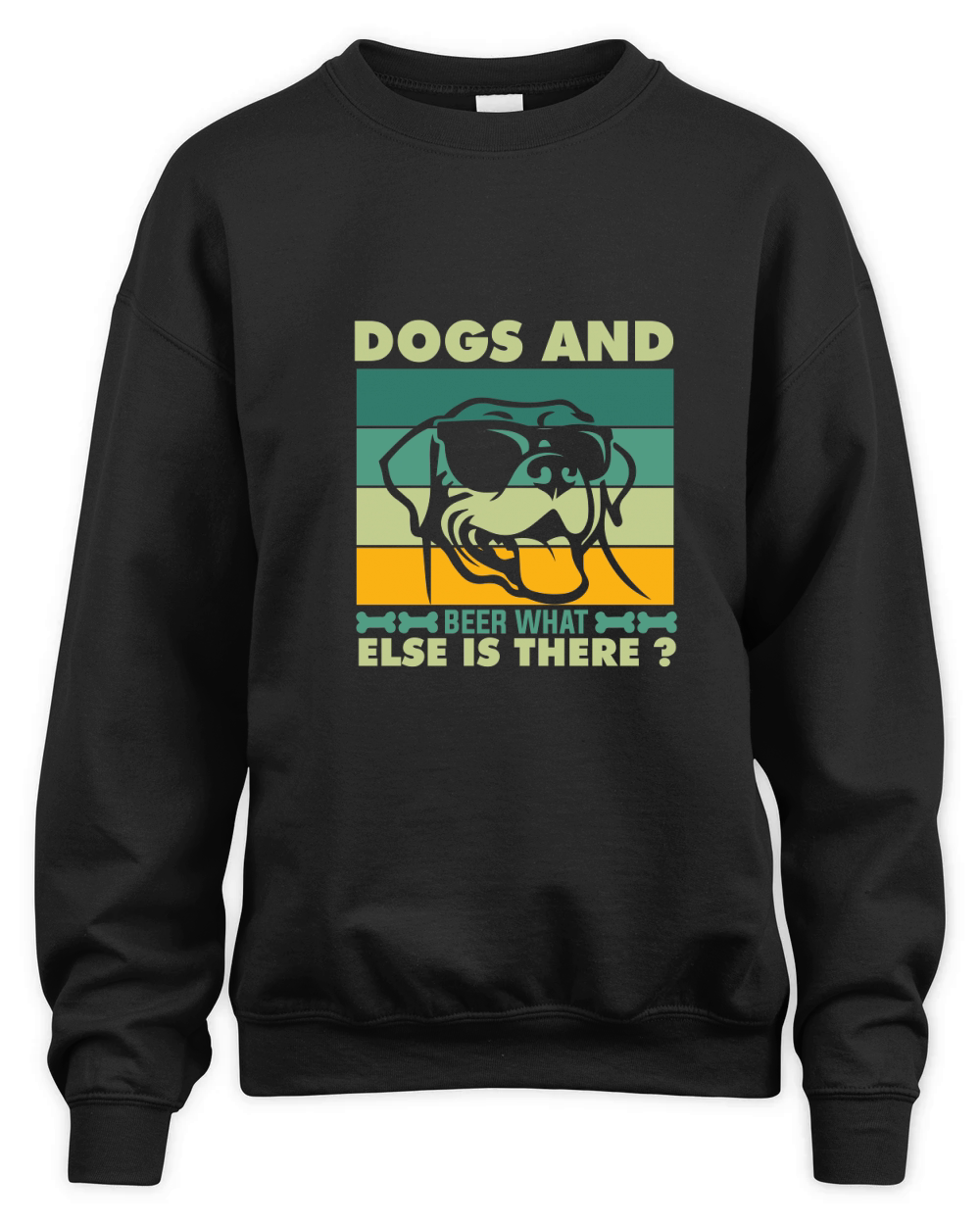 Dogs and beer what else is there 02 Unisex Premium Crewneck Sweatshirt
