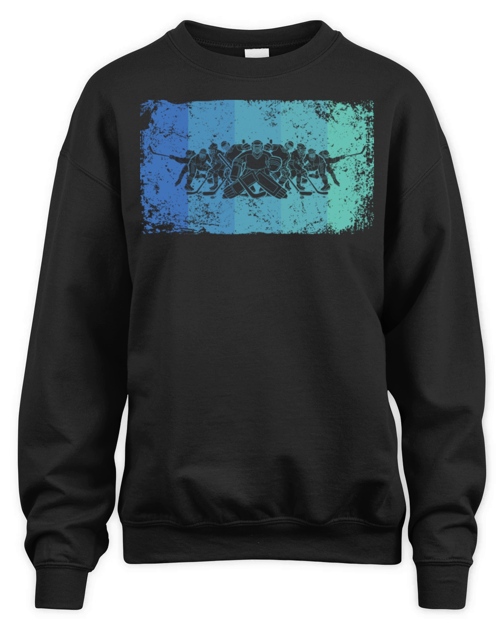 Ice Hockey Player Vintage Ice Hockey Unisex Premium Crewneck Sweatshirt