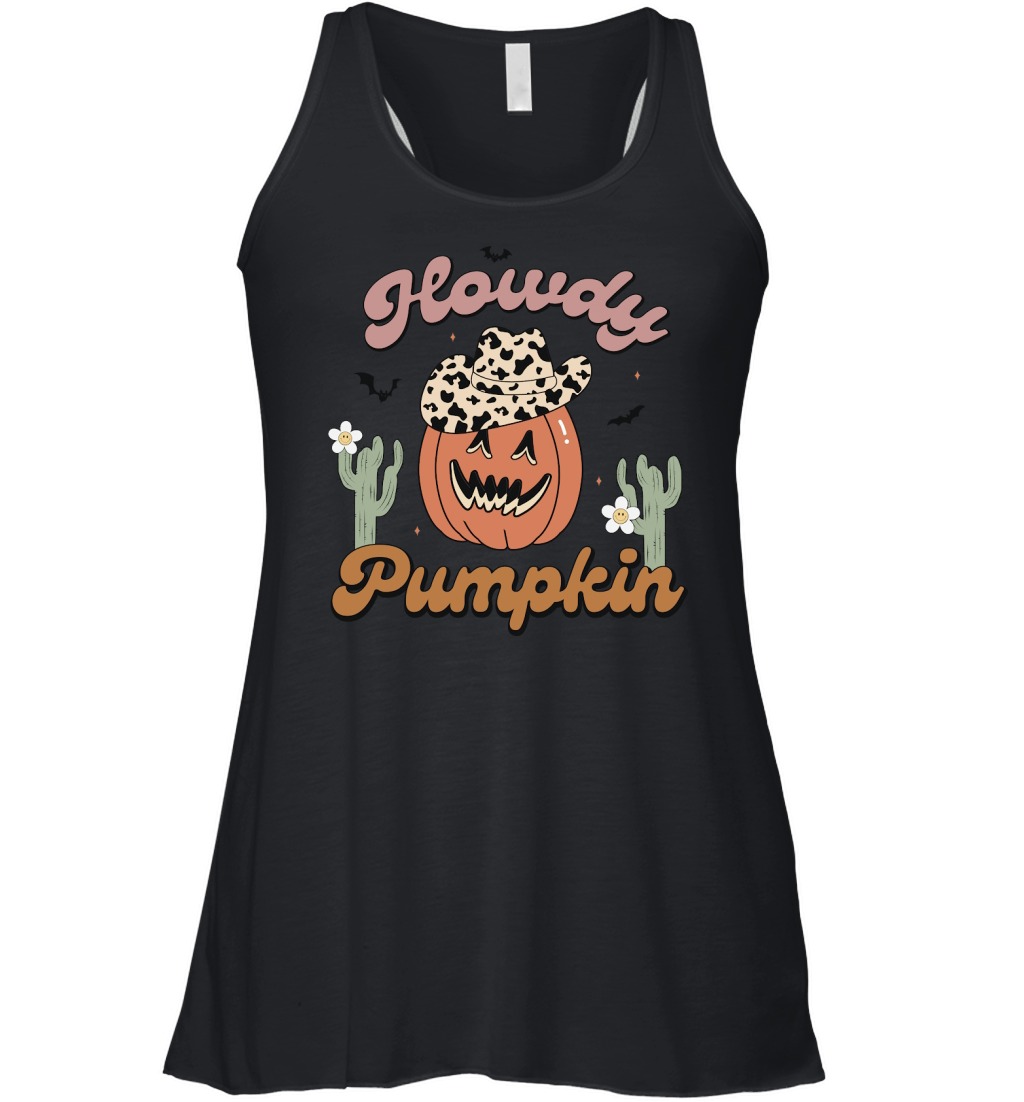 Howdy pumpkin Women's Flowy Tank Top