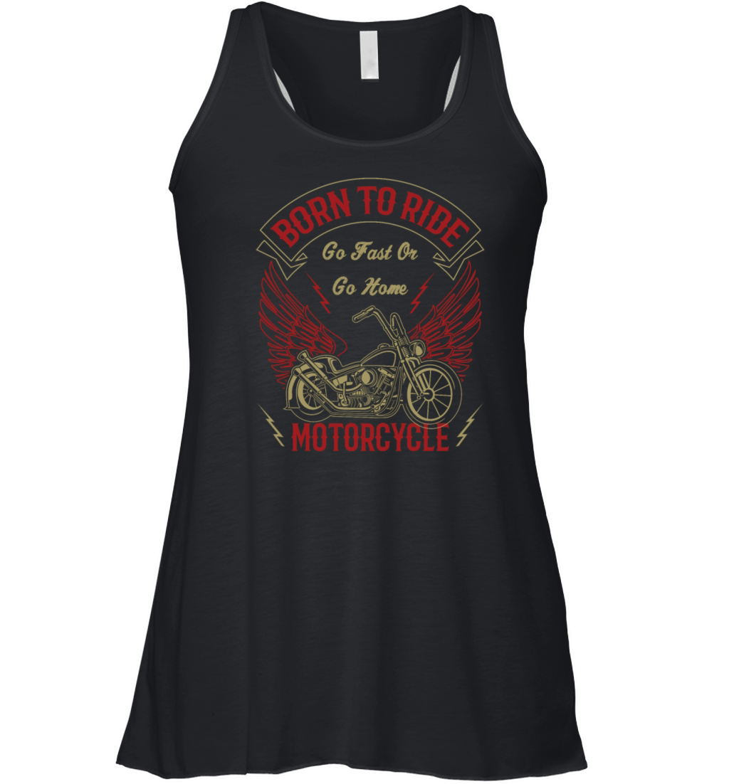 Motorcycle vintage motorcycling Women's Flowy Tank Top