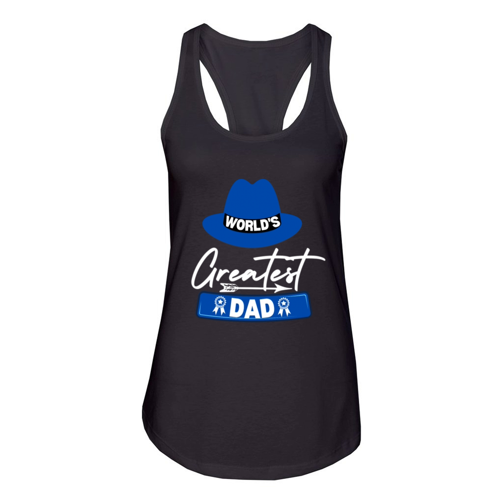 Worlds Greatest Dad Women's Racerback Tank