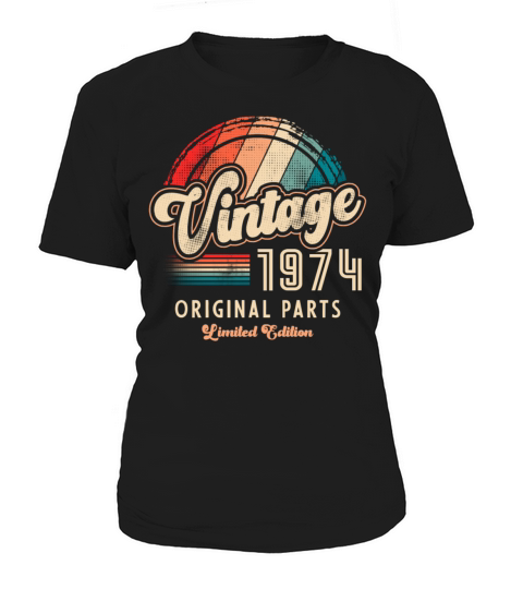 Vintage 1974 Birthday Retro Women's T-Shirt