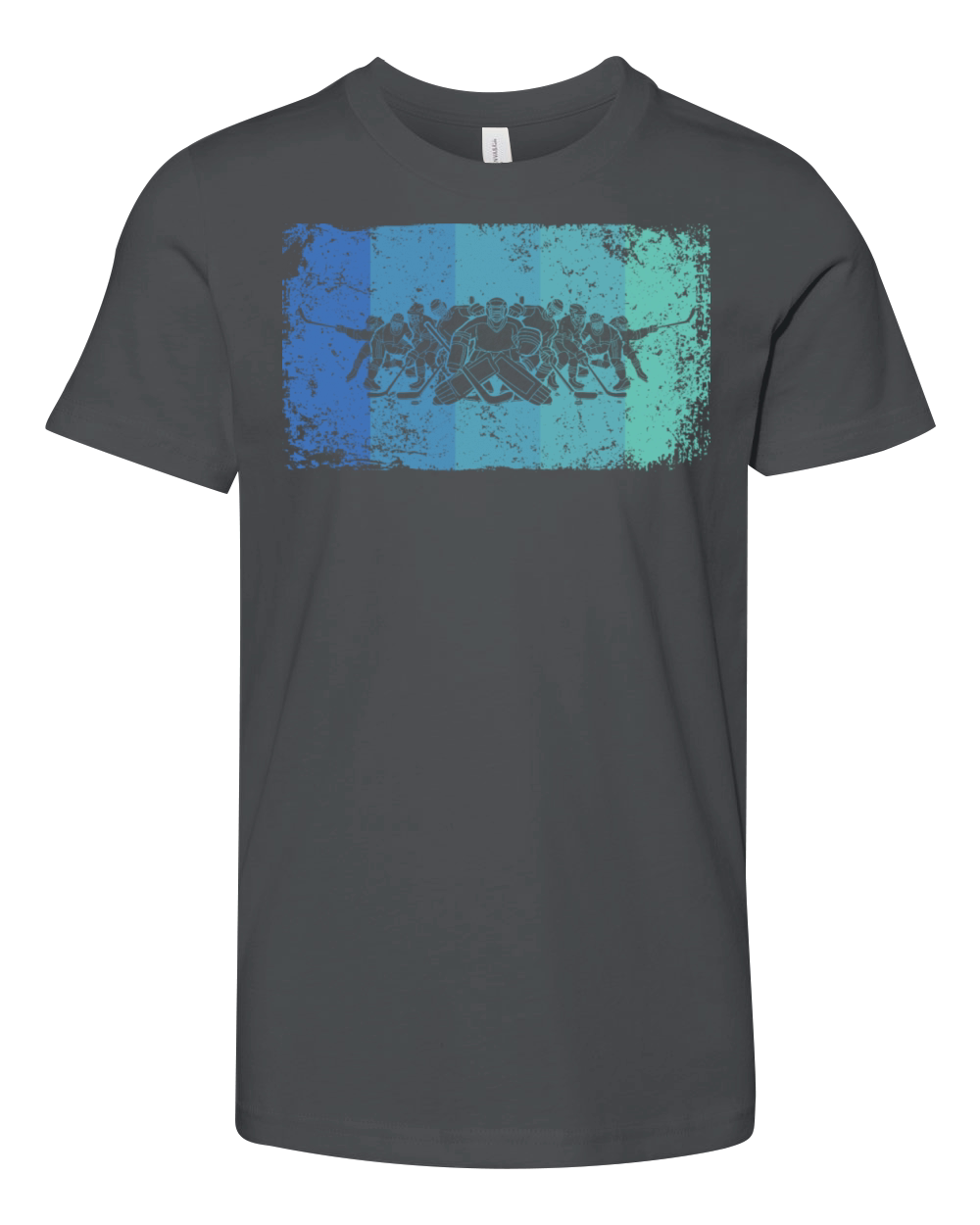 Ice Hockey Player Vintage Ice Hockey Youth Unisex Jersey Tee