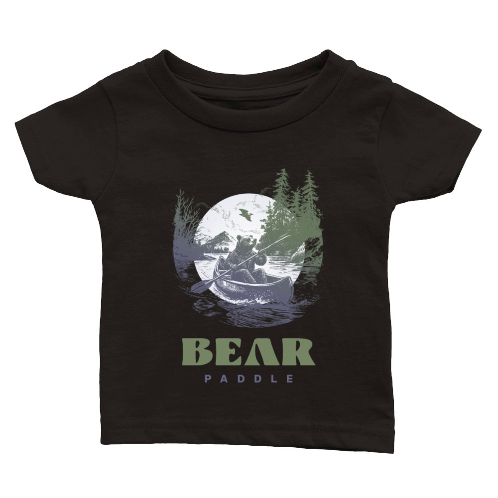 Bear Paddle Classic Baby Crewneck T-shirt