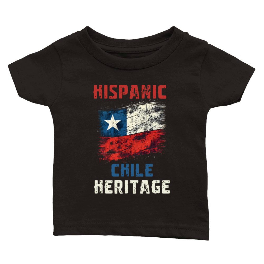 Chilean Heritage Hispanic Heritage Month Celebrati Classic Baby Crewneck T-shirt