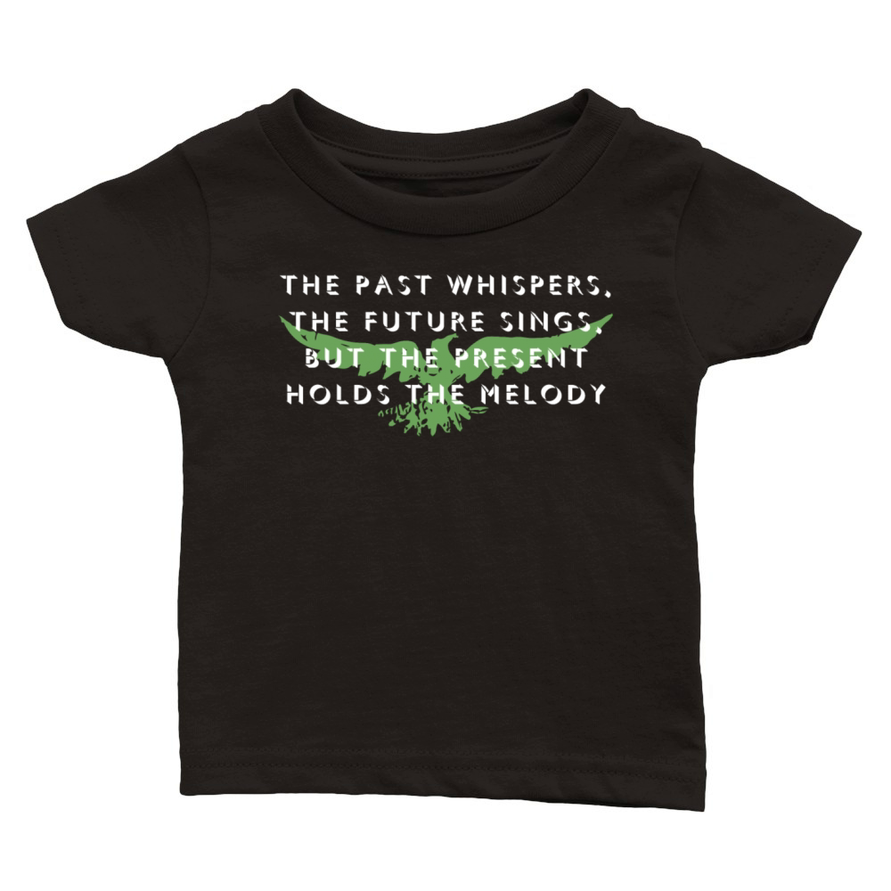 Finding beauty and mindfulness in the present Classic Baby Crewneck T-shirt