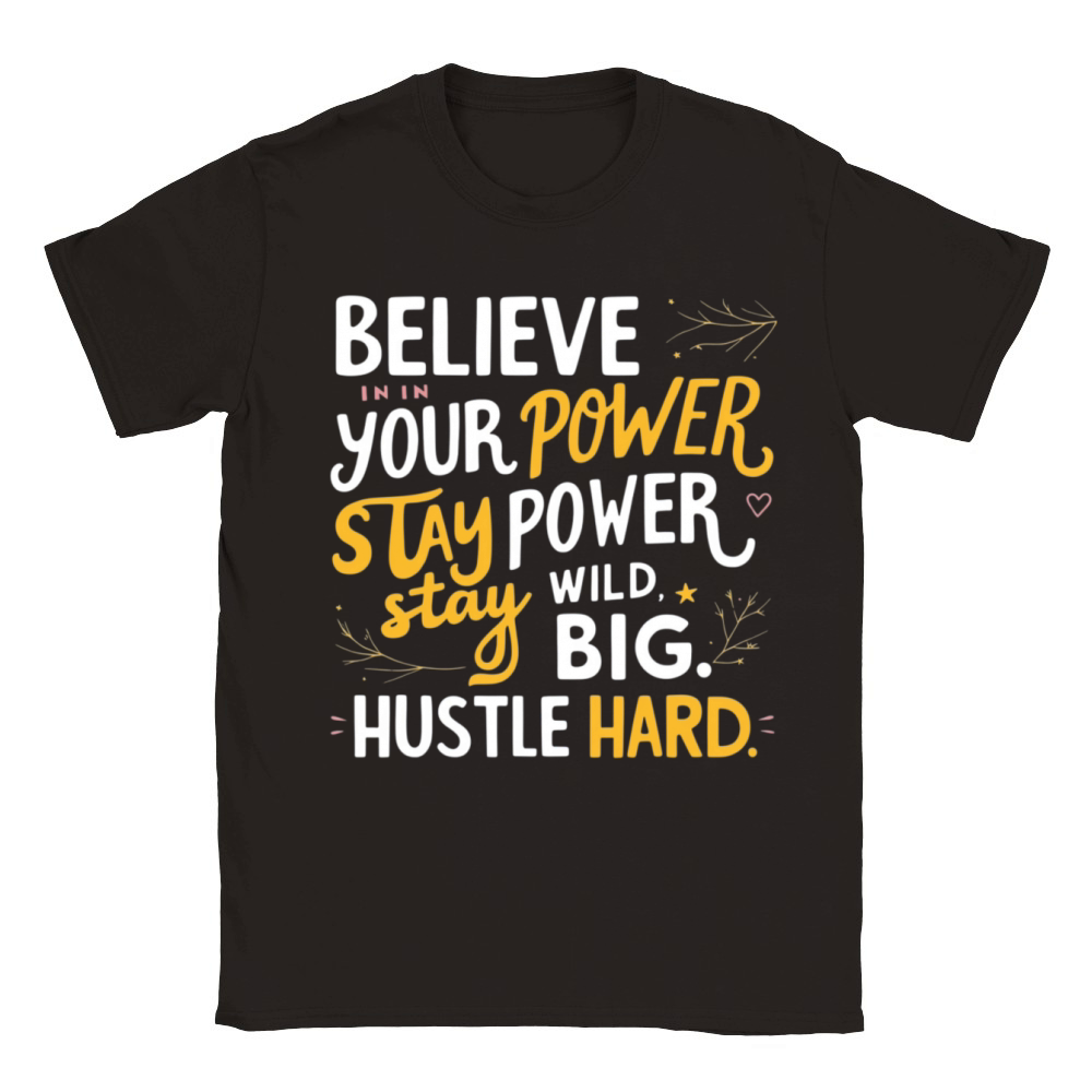 Believe in Your Power Classic Kids Crewneck T-shirt