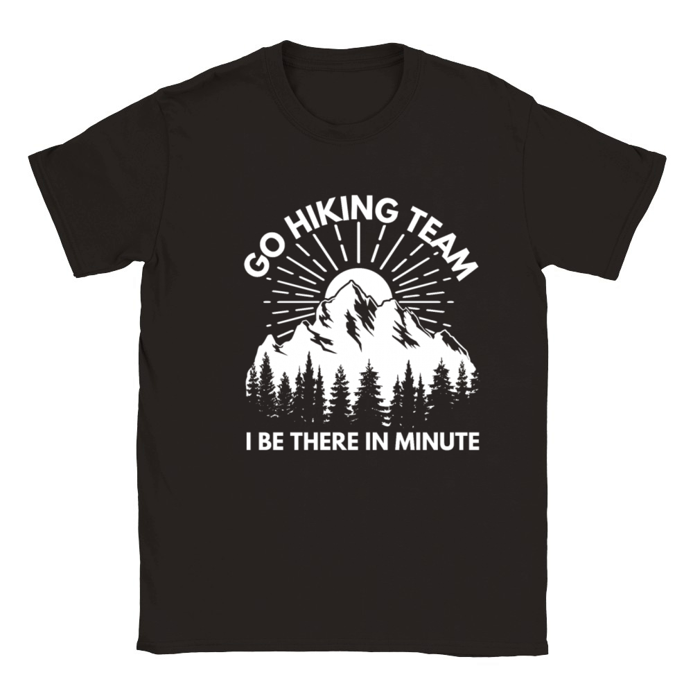Go hiking team cute camping shirt gift vintage Classic Kids Crewneck T-shirt