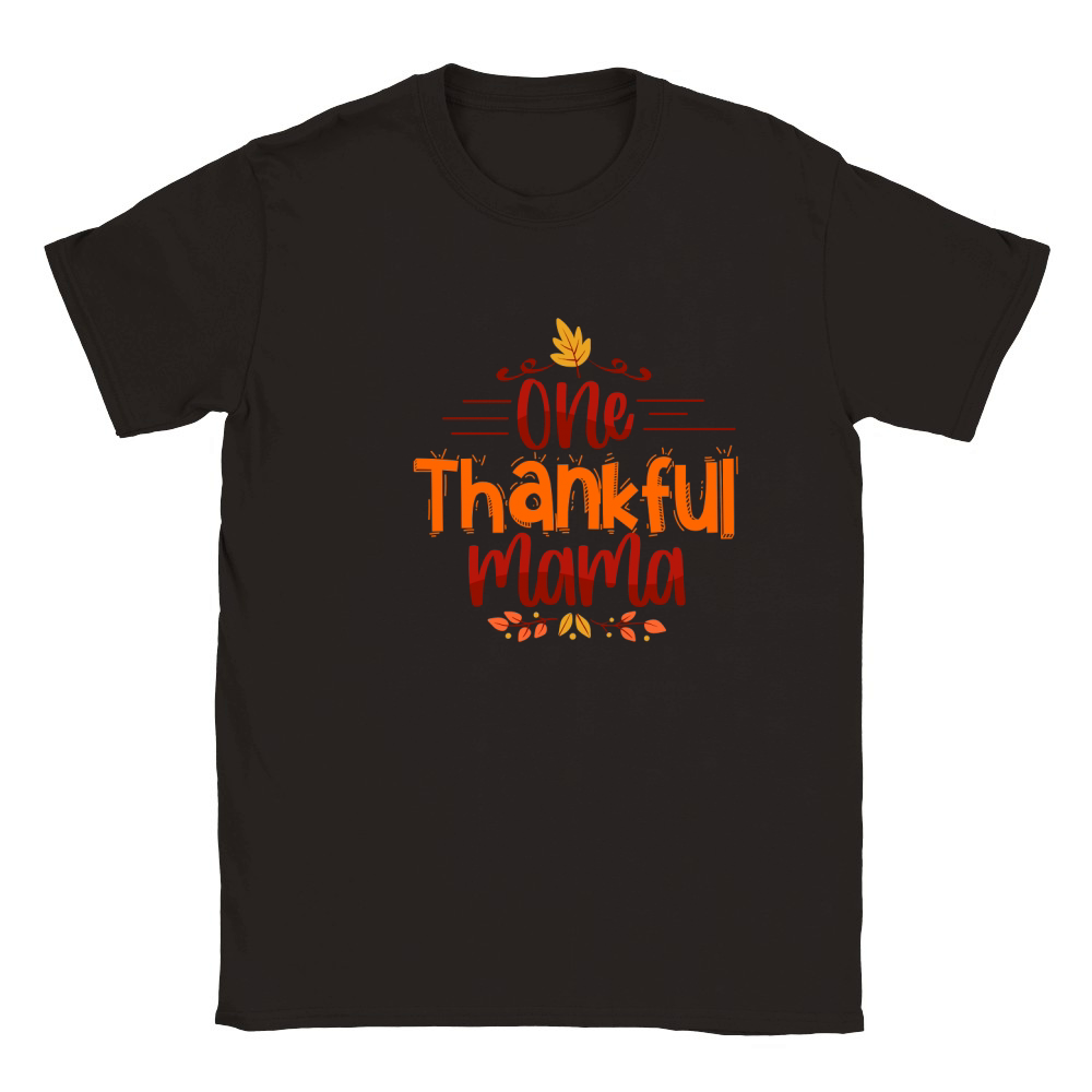 One Thankful Mama Classic Kids Crewneck T-shirt
