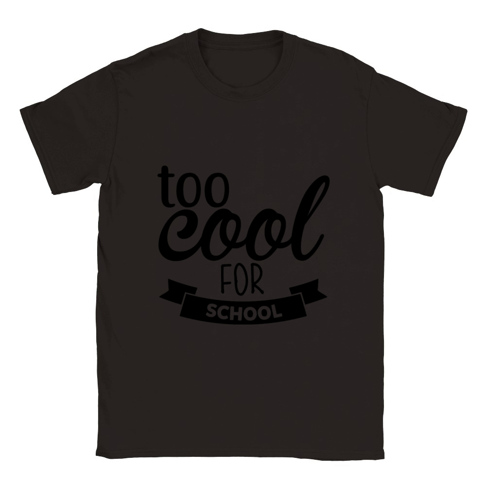 Too Cool For School Classic Kids Crewneck T-shirt