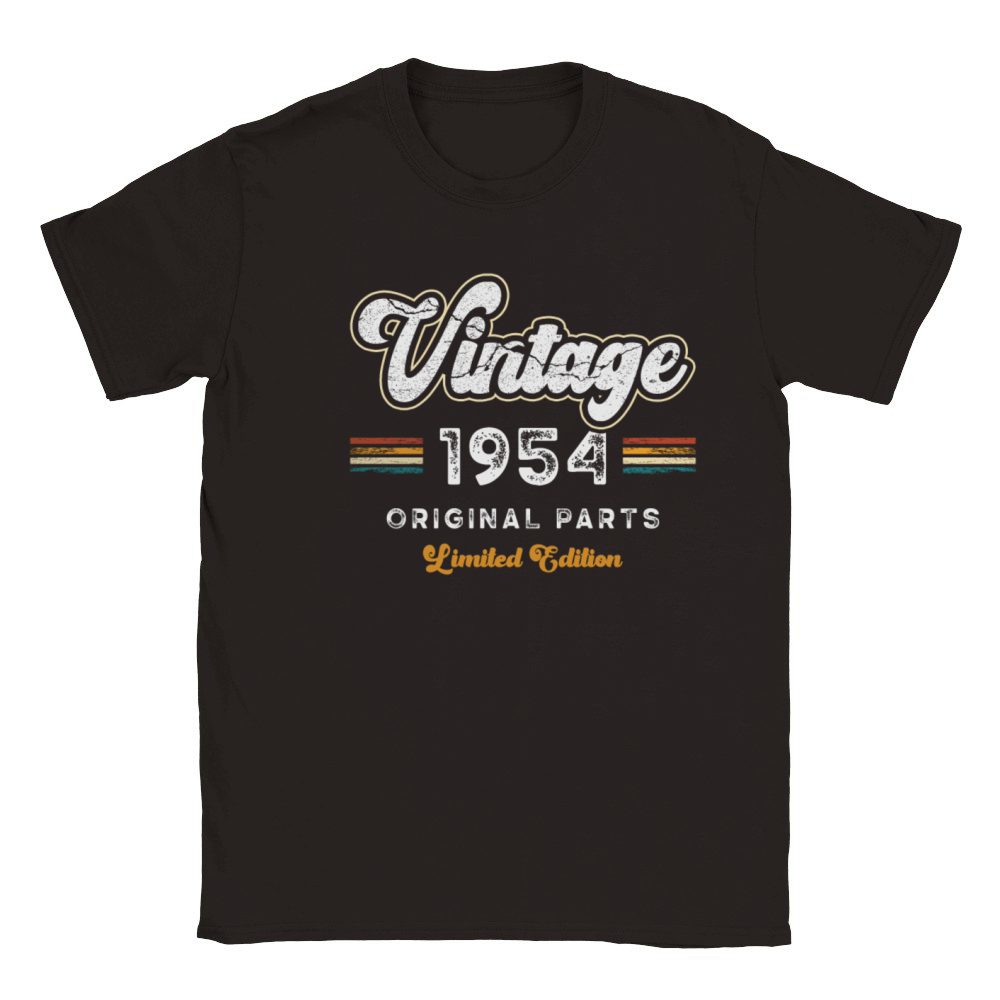 Vintage 1954 Birthday Retro Classic Kids Crewneck T-shirt