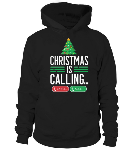 CHRISTMAS IS CALLING Hoodie Unisex