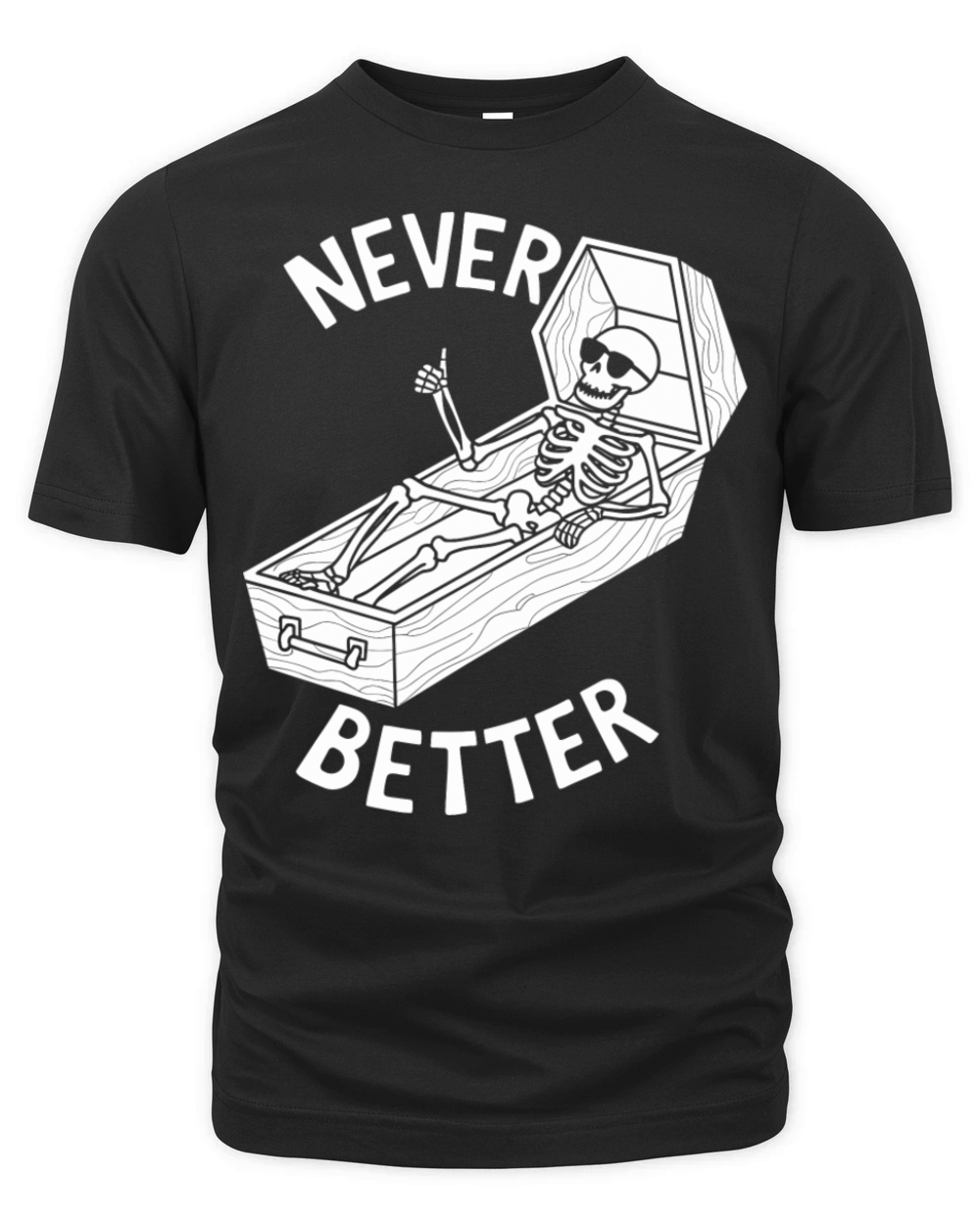 Never Better Vintage T-Shirt Design Organic Unisex T-shirt