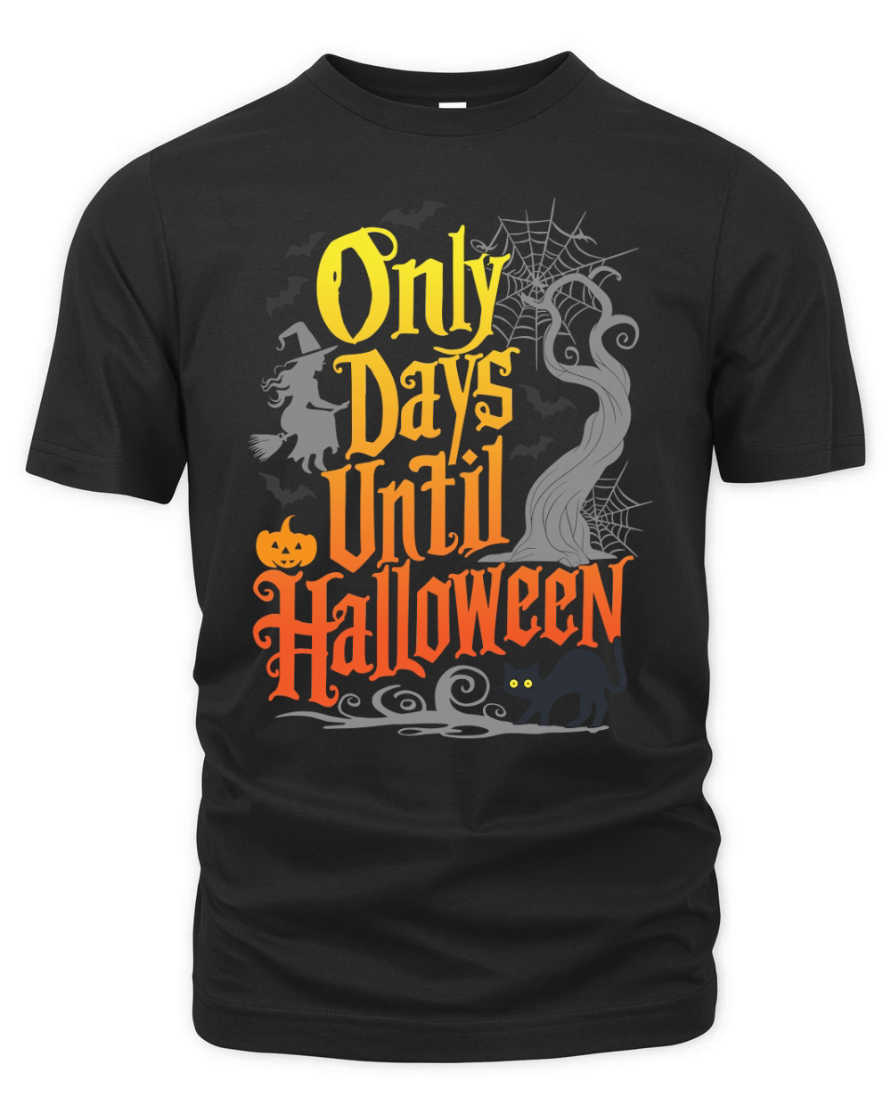 only days until halloween Organic Unisex T-shirt