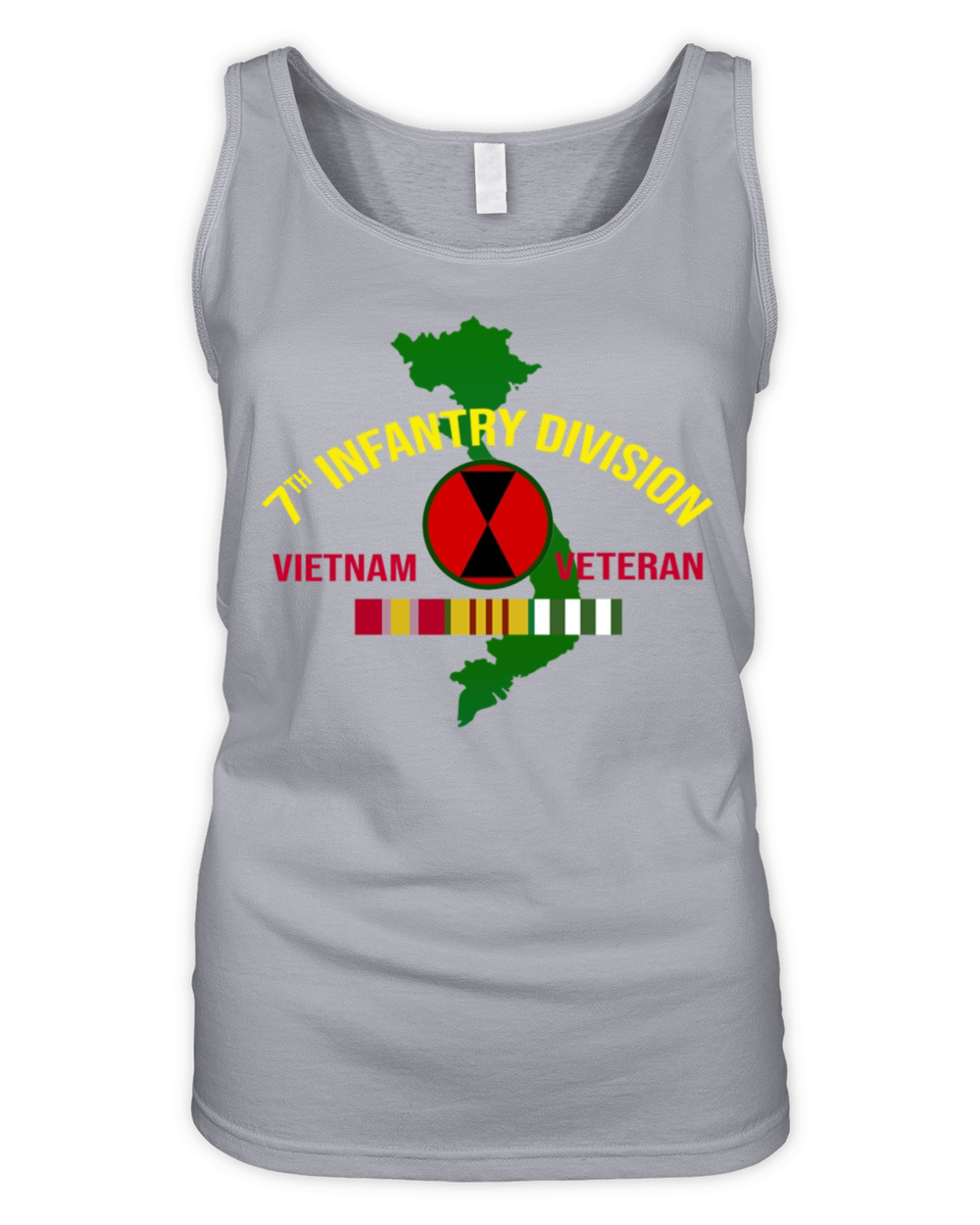 7th infantry division Vietnam Veteran Organic Women's Tank Top