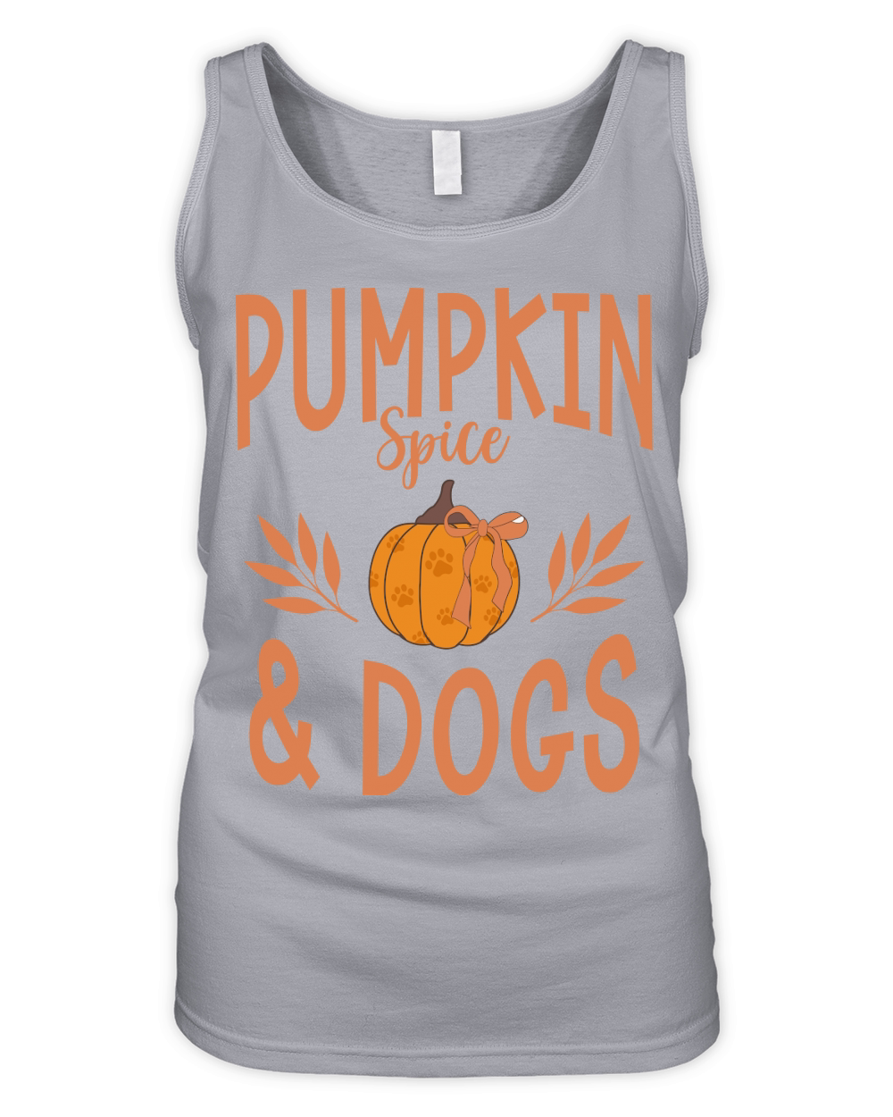 autumn dog pumpkin Organic Women's Tank Top