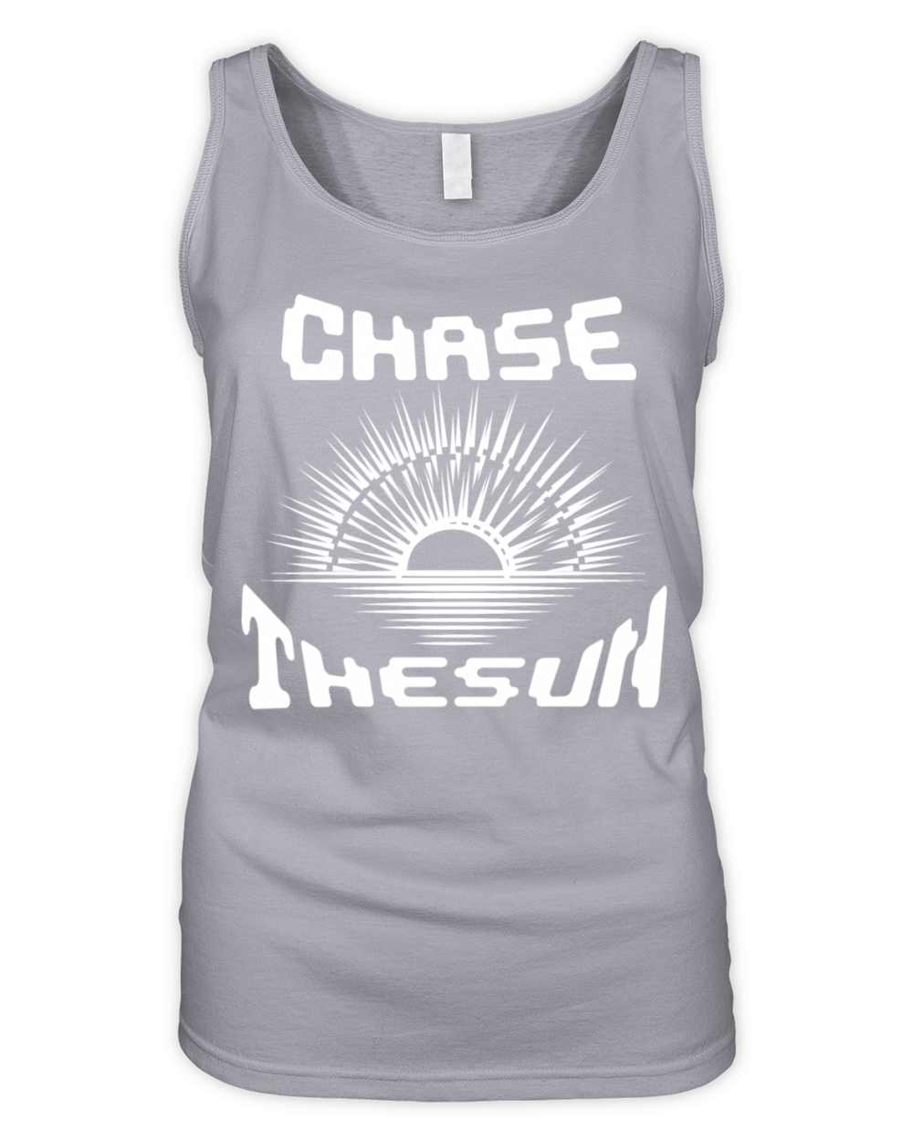 Chase the Sun - Motivational Quotes Organic Women's Tank Top