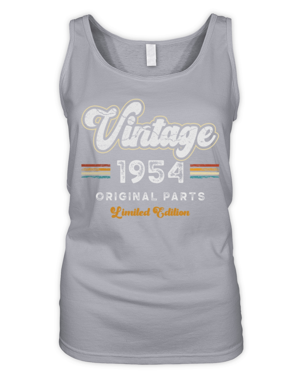 Vintage 1954 Birthday Retro Organic Women's Tank Top